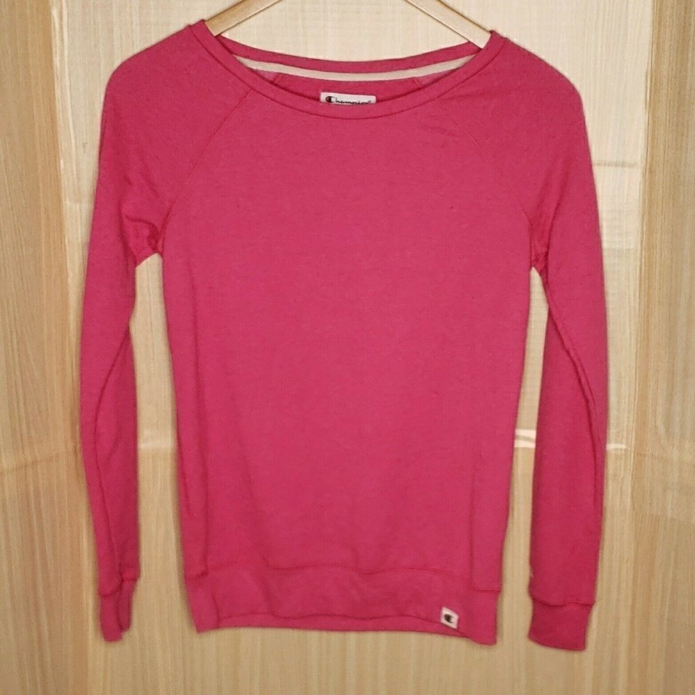 Champion Womens Pink Lightweight Sweatshirt Small
